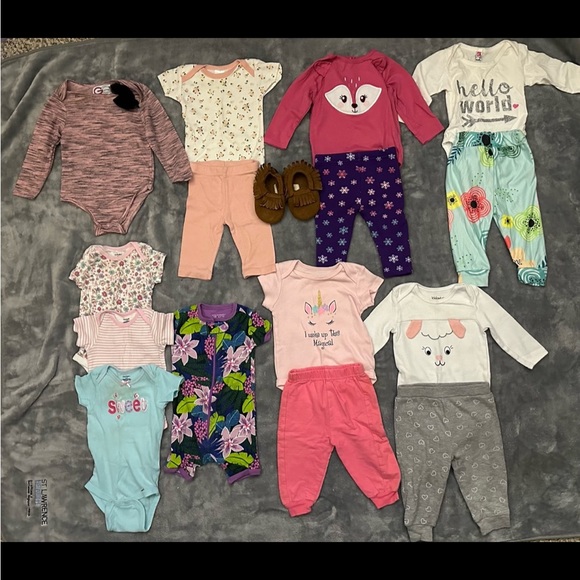 Baby Girl Bundle Size 3-6 Months